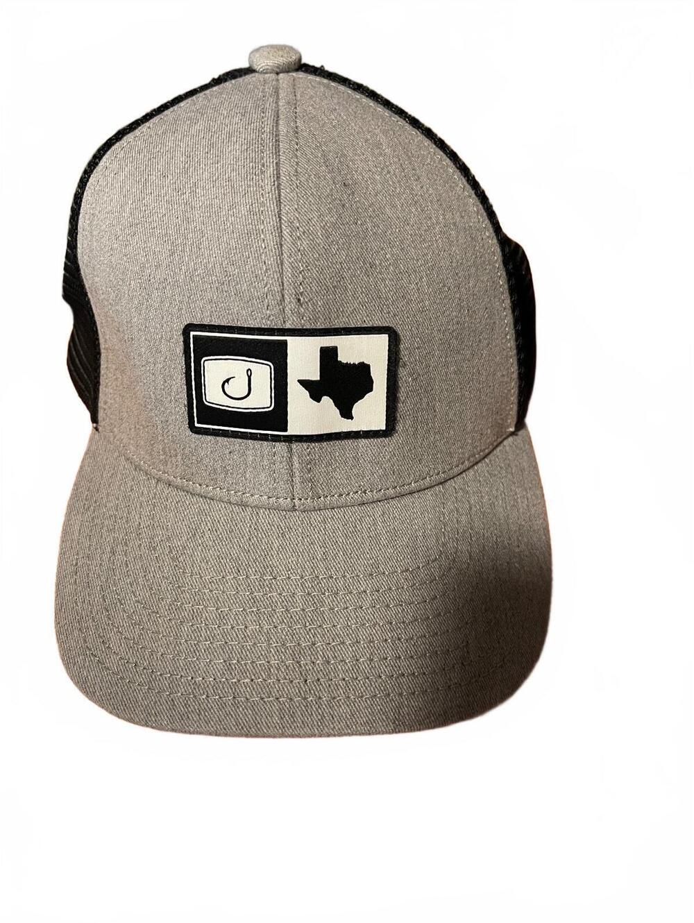 Avid Texas Logo Trucker Cap - Grey and Black Mesh Adjustable Hat
